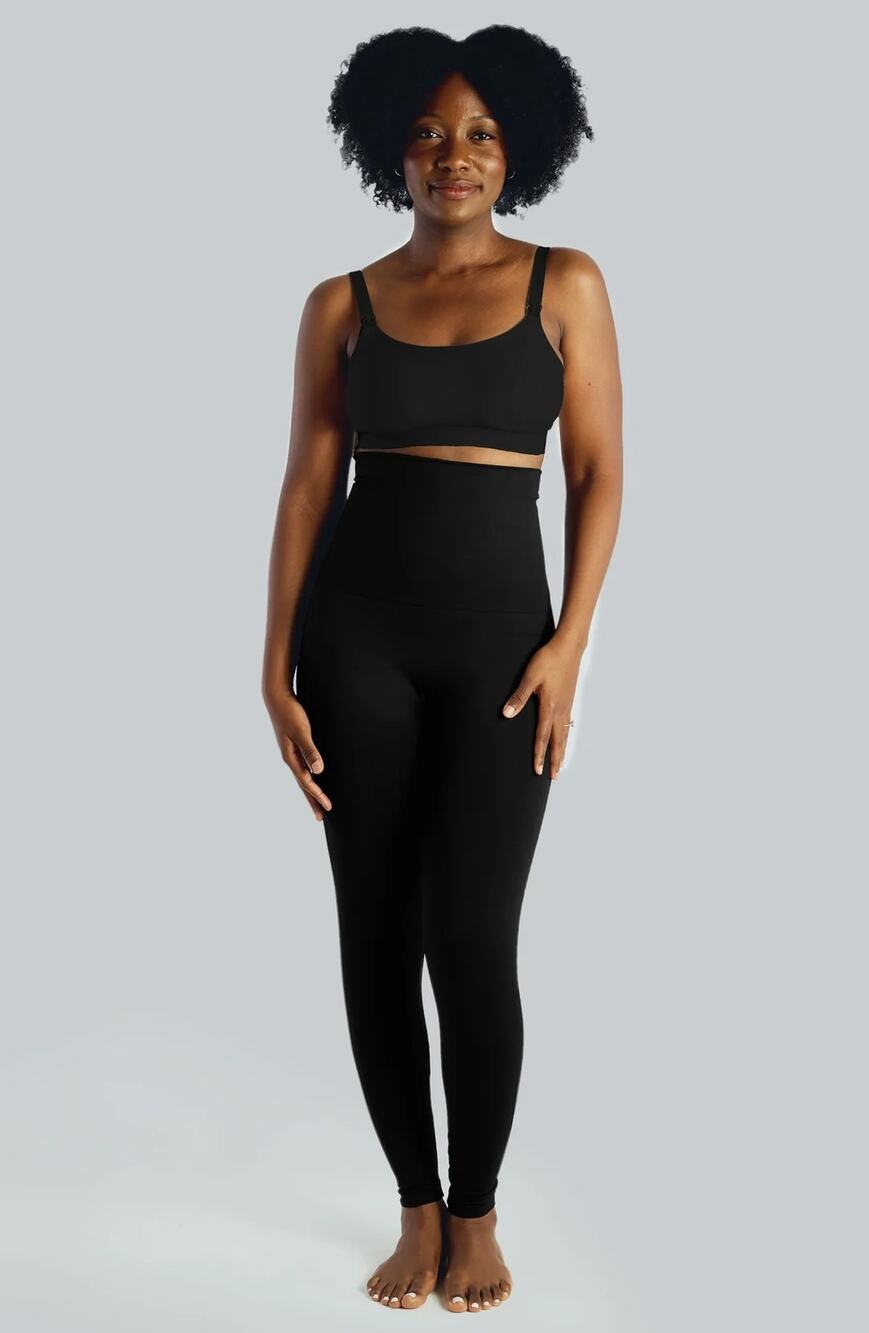 NEW Belly Bandit Mother Tucker Leggings black L